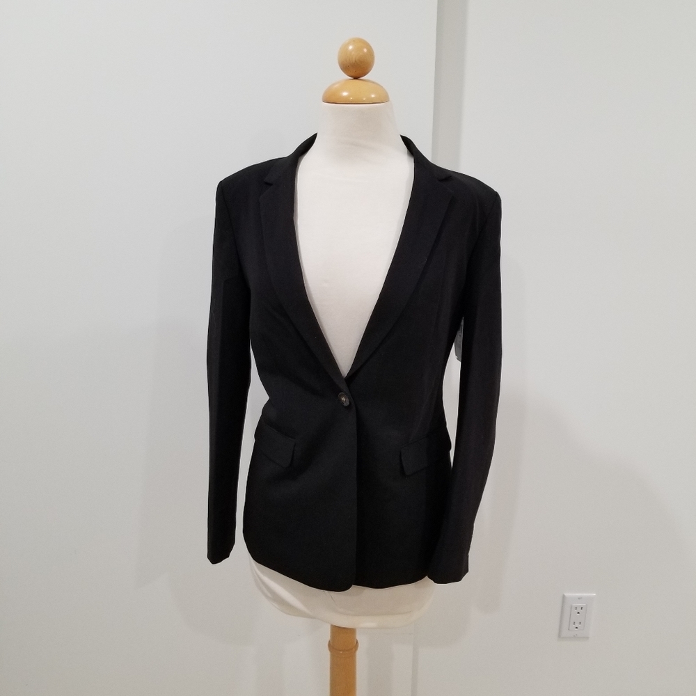 T Tahari Black Petite Blazer